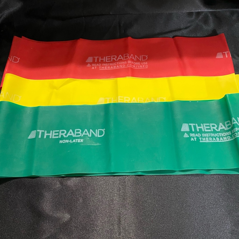 Resistance Bands Set - Red, Yellow, Green